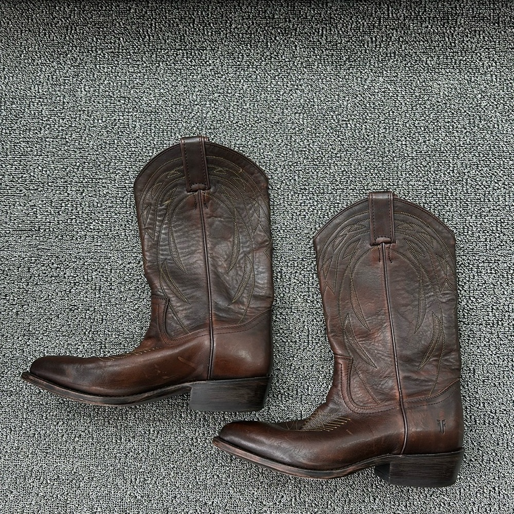Frye Brown Ankle Boots